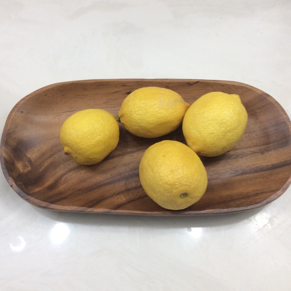Wooden accent tray